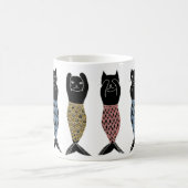 Drie wijzen op Mermaid Cats Koffiemok (Center)