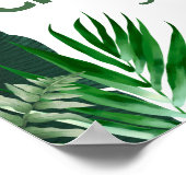 Drie Wild Oerwoud kinderen Verjaardagsfeestje welk Poster (Hoek)