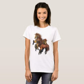 Drie Wild Stallions Shirt (Voorkant volledig)