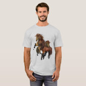 Drie Wild Stallions Shirt (Voorkant volledig)