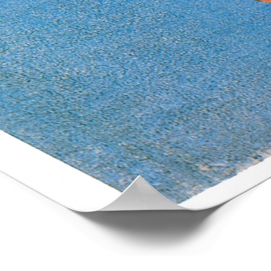 Drie wilde ganzen vliegen naar beneden poster (Hoek)