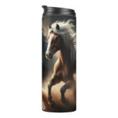 Drie Wilde Paarden Stofgalop Thermosbeker (Geroteerd rechts)
