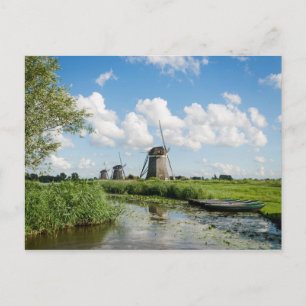 Drie windmolens en een briefkaart
