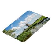 Drie windmolens en een rechthoekige gracht magneet (Linkerzijde)