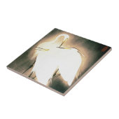 Drie winkels Japanse Woodblock Art Ukiyo-E Tegeltje (Zijkant)