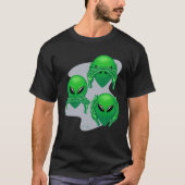 Drie Wise Aliens T-shirt (Voorkant)