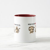 Drie Wise-apen-Mokken Mok (Midden)