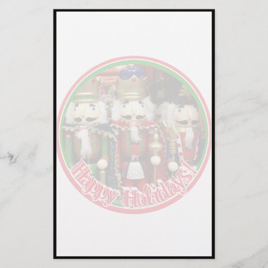 Drie Wise Crackers - Nutkraker Soldaten Briefpapier (Voorkant)