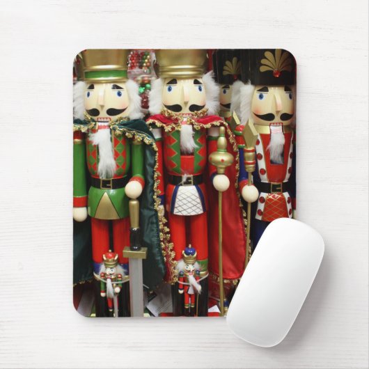 Drie Wise Crackers - Nutkraker Soldaten Muismat (Met muis)