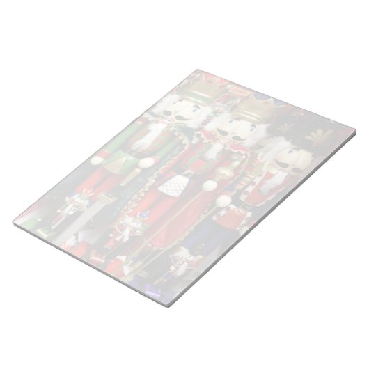 Drie Wise Crackers - Nutkraker Soldaten Notitieblok (Schuin)