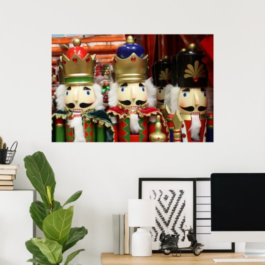 Drie Wise Crackers - Nutkraker Soldaten Poster (Thuiskantoor)