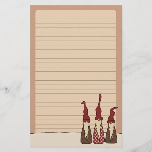 Drie Wise Elves, kantoorbenodigdheden Briefpapier (Voorkant)