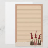 Drie Wise Elves, kantoorbenodigdheden Briefpapier (Voorkant / Achterkant)