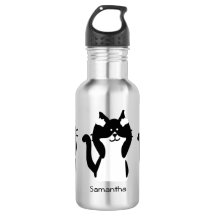 Drie Wise Katten zwart-wit Aangepast