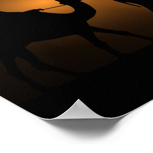 Drie Wise-Mannen en Advent Star Merry-kerst Poster (Hoek)