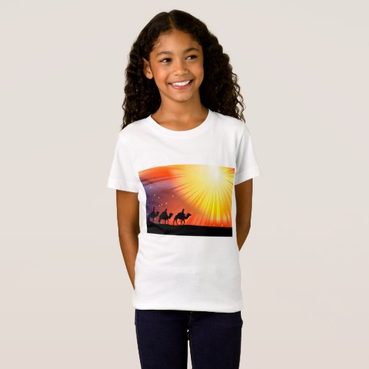 Drie Wise Mannen Girls T-Shirt (Voorkant volledig)