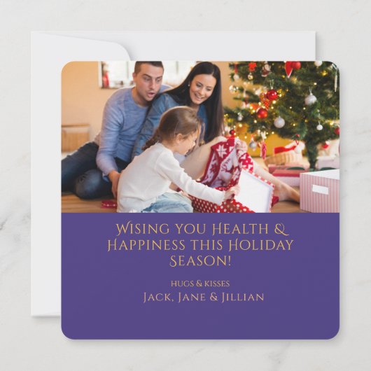 Drie Wise Mannen kerstfeestdagen foto Feestdagenkaart (Achterkant)