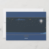 Drie Wise Mannen kerstkaart (Achterkant)