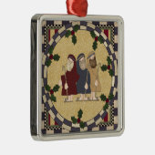 Drie Wise Mannen kerstversiering Metalen Ornament (Rechts)