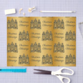 Drie-Wise Mannen kerstzegeningen voor goud en zeem Tissuepapier (Craft)