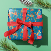 Drie Wise Mannen Los Reyes magos kerstvakantie Cadeaupapier