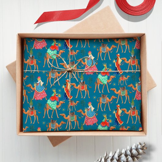 Drie Wise Mannen Los Reyes magos kerstvakantie Tissuepapier