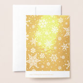 Drie Wise Mannen Luxe Real Folie kerstKaarten Folie Kaarten (Met envelop)