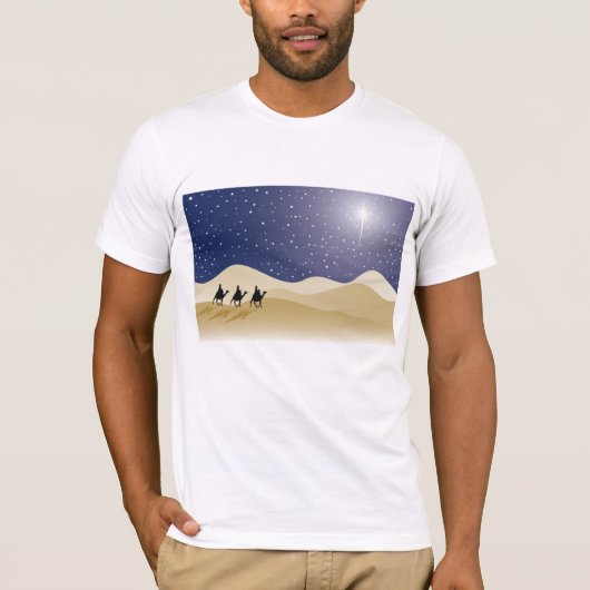 Drie Wise Mannen Mannen T-shirt (Voorkant)