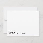 Drie Wise Mannen Star van Bethlehem Feestdagenkaart (Achterkant)