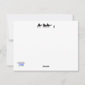 Drie Wise Mannen Star van Bethlehem Kerstfeestdag Feestdagenkaart (Achterkant)