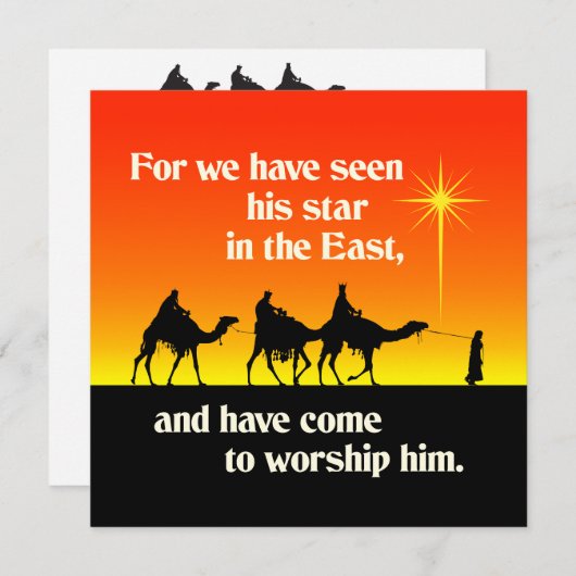 Drie Wise Mannen Star van Bethlehem kerstingang (Voorkant / Achterkant)