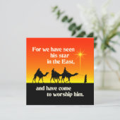 Drie Wise Mannen Star van Bethlehem kerstingang (Staand voorkant)