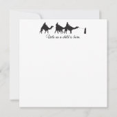 Drie Wise Mannen Star van Bethlehem kerstingang (Achterkant)