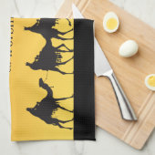 Drie Wise Mannen Star van Bethlehem Kerstmis Theedoek (Quarter Fold)