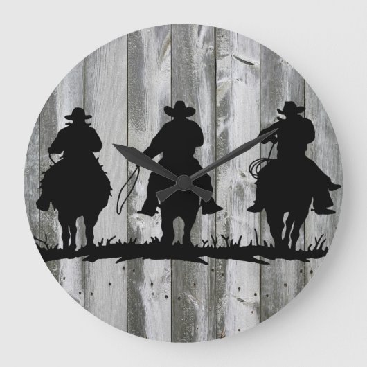Drie Wise Mannen Wall Clock Grote Klok (Voorkant)