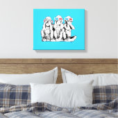 Drie Wise Monkeys 3D Species Pop Art Print (Insitu (Slaapkamer))