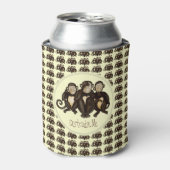 Drie Wise Monkeys Blikjeskoeler (Blikje Voorkant)
