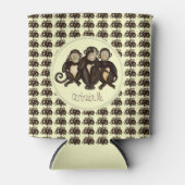 Drie Wise Monkeys Blikjeskoeler (Voorkant)