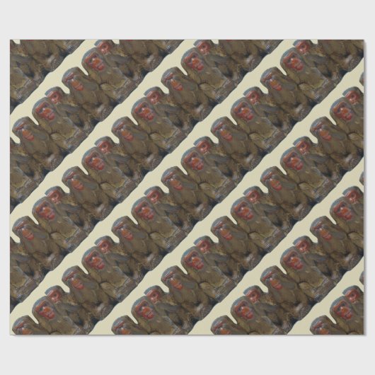 Drie Wise Monkeys Cadeaupapier (Vlak)