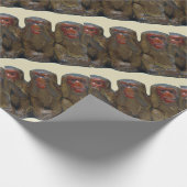 Drie Wise Monkeys Cadeaupapier (Hoek)