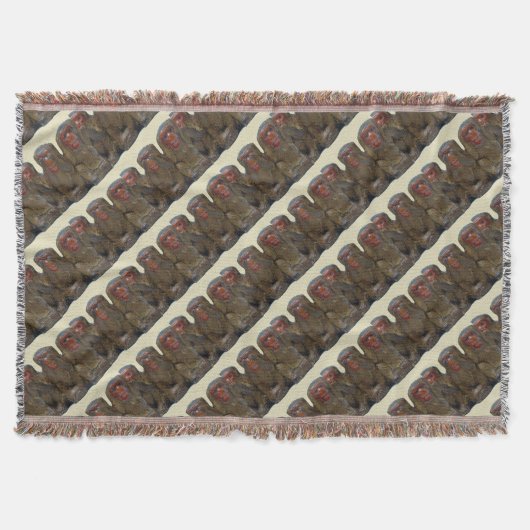 Drie Wise Monkeys Deken (Voorkant)