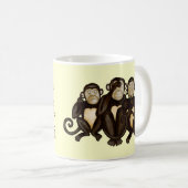 Drie Wise Monkeys Koffiemok (Voorkant rechts)