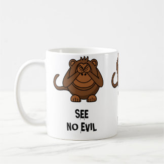 Drie Wise Monkeys Koffiemok