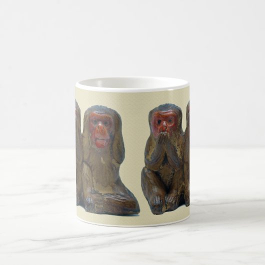 Drie Wise Monkeys Koffiemok (Center)