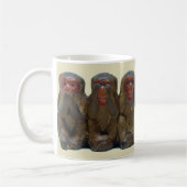 Drie Wise Monkeys Koffiemok (Links)
