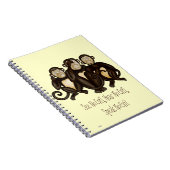 Drie Wise Monkeys Notitieboek (Rechterzijde)