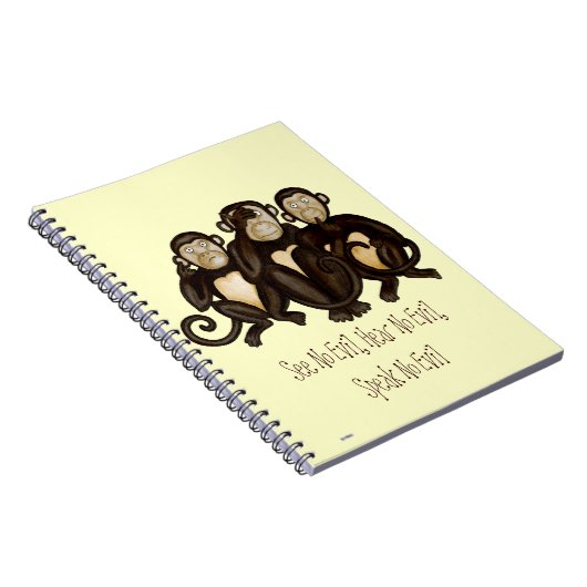 Drie Wise Monkeys Notitieboek (Rechterzijde)
