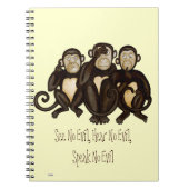 Drie Wise Monkeys Notitieboek (Voorkant)