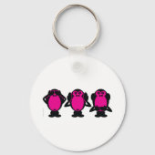 Drie Wise Monkeys Sleutelhanger (Voorkant)