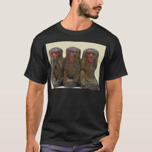 Drie Wise Monkeys T-shirt